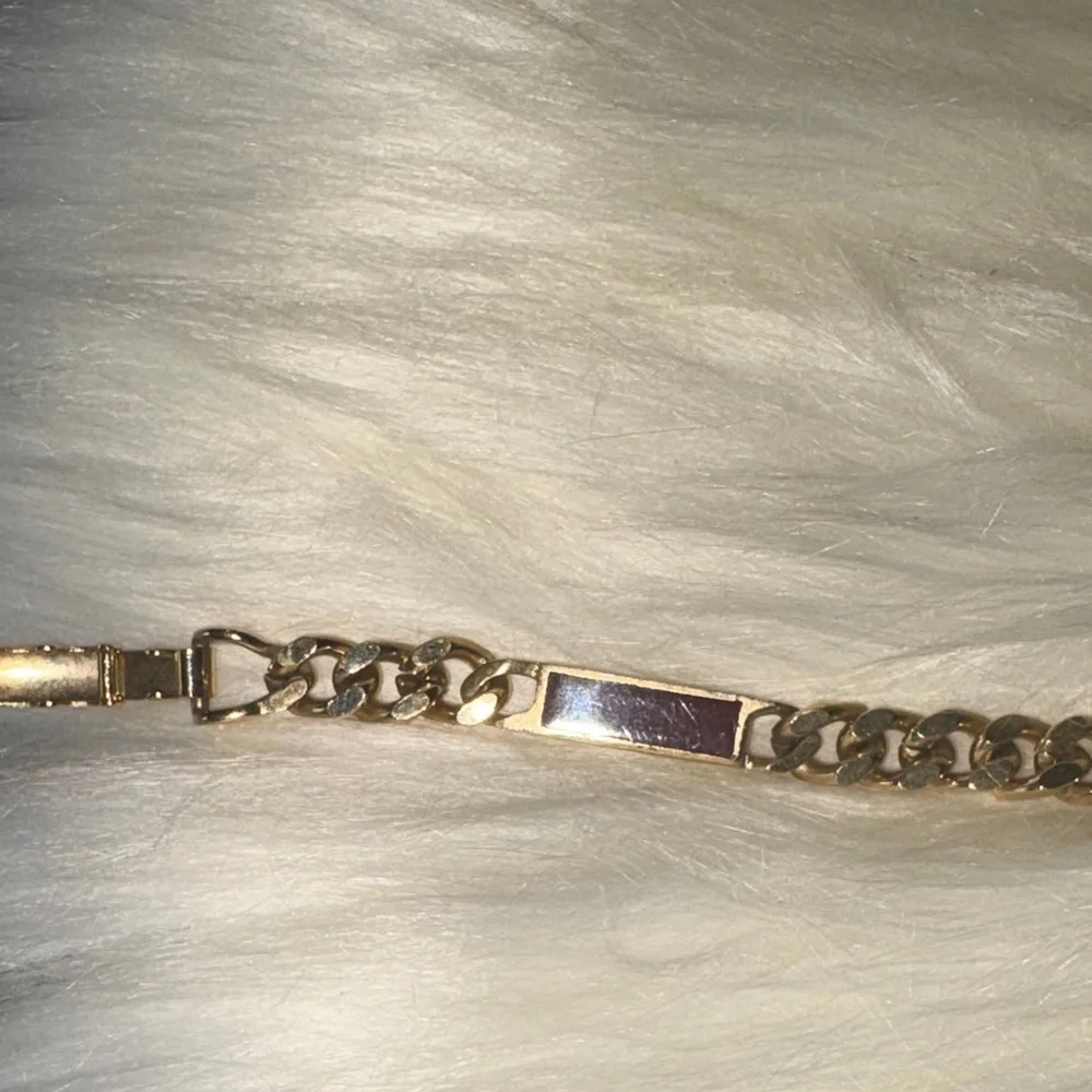 Avon Gold and Red Bracelet